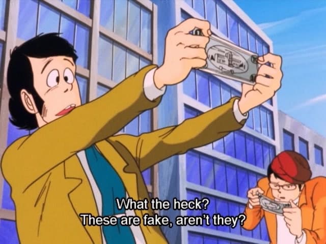 Lupin III, Hunt Down the Counterfeiter!