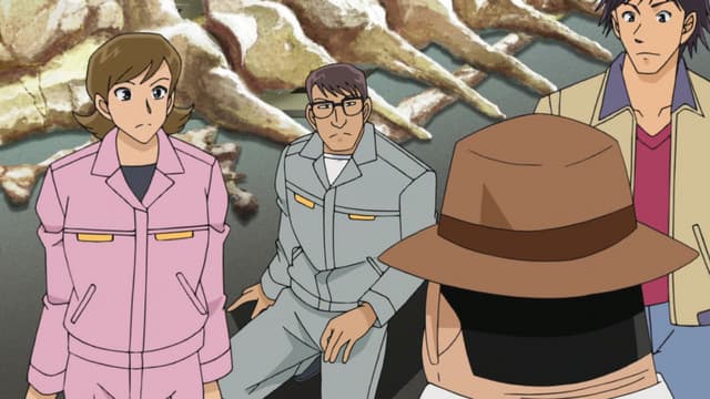 Meitantei Conan, The Man Crushed by a Dinosaur