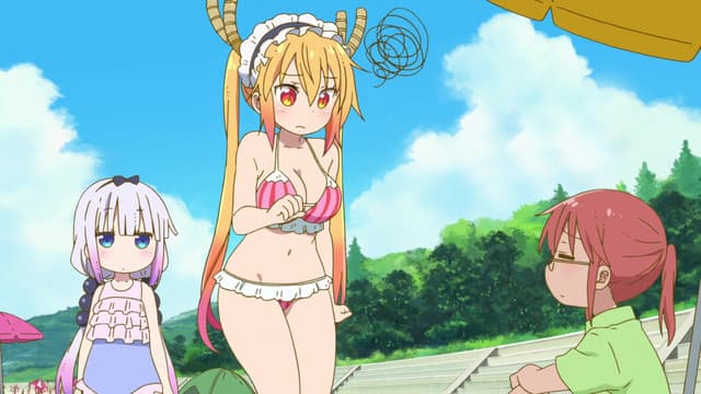 Kobayashi-san Chi no Maidragon S, Summer's Staples! (The Fanservice Episode, Frankly)