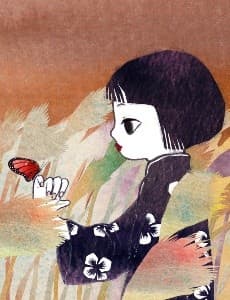 Sunset Flower Blooming